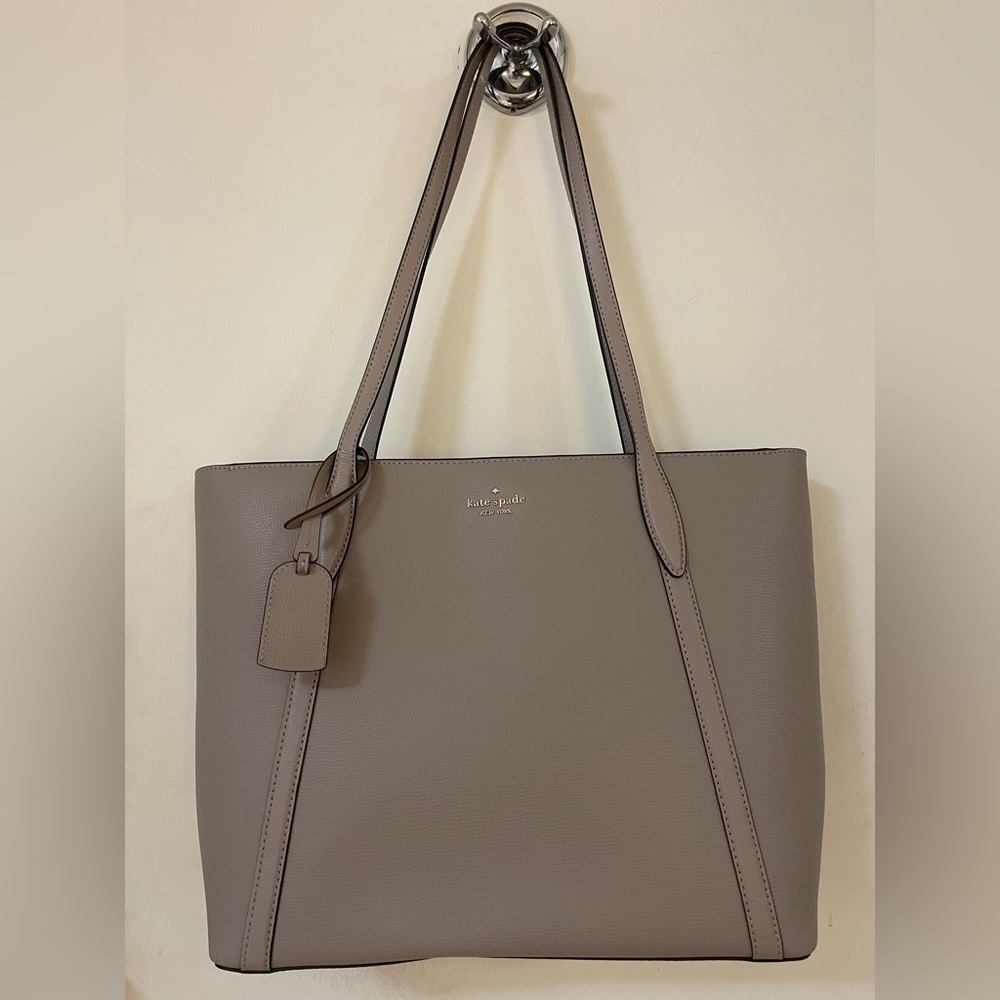Kate Spade Taupe Leather Tote